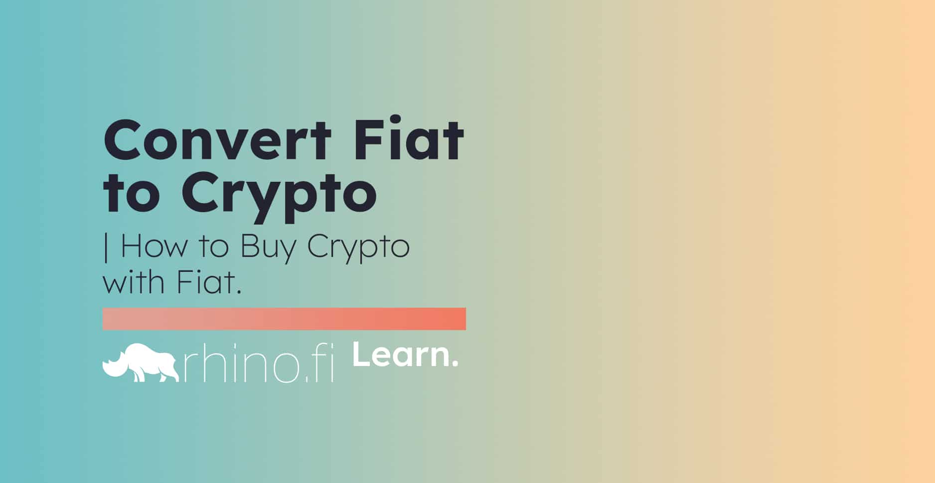how to convert crypto to fiat