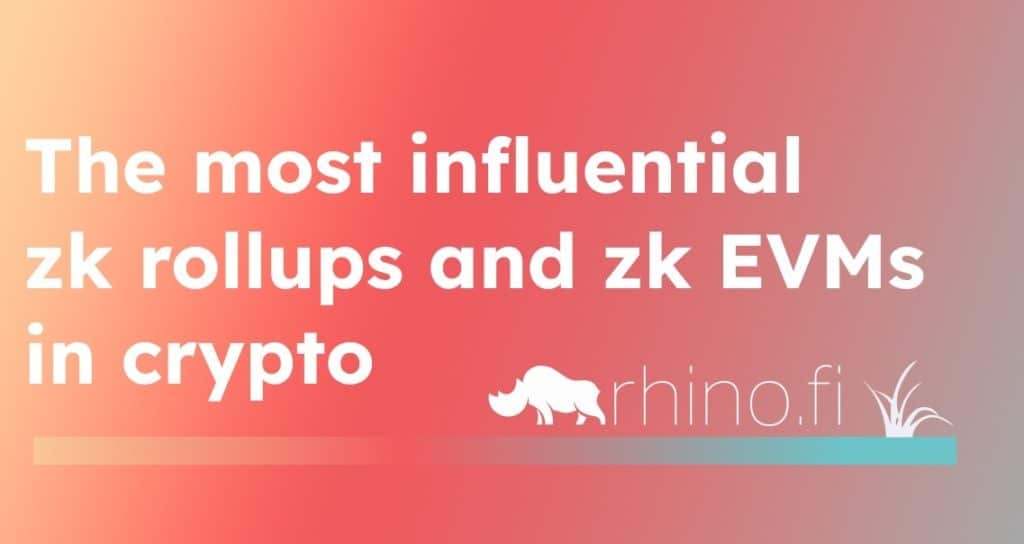 zk rollups and zk evms are one of the most innovative trends in crypto