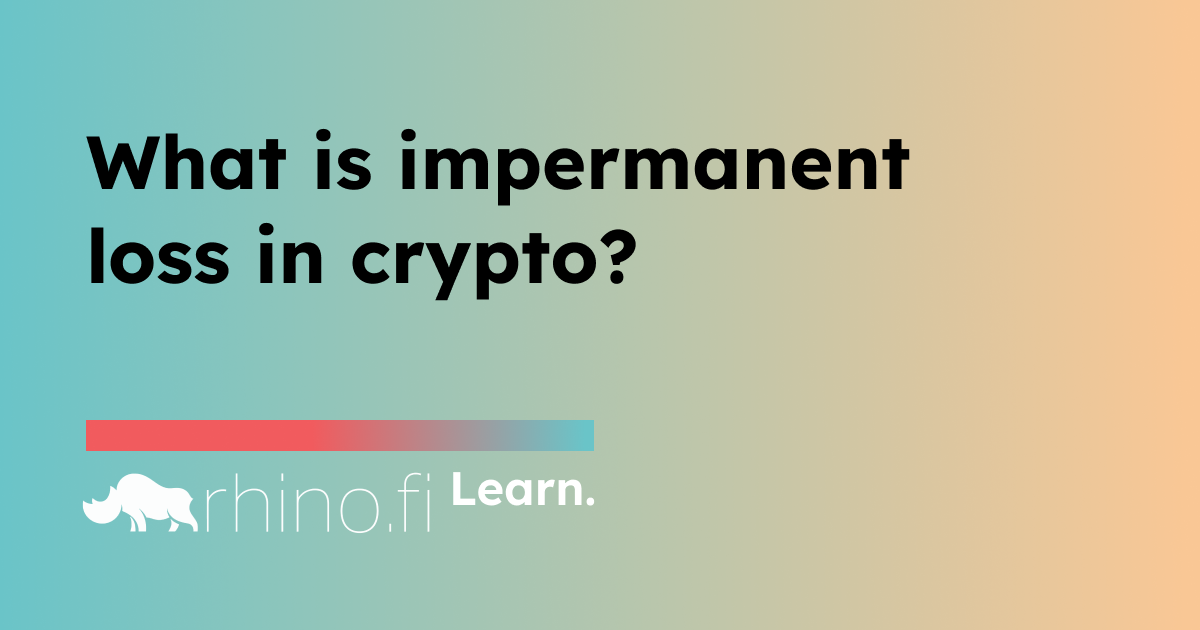 impermanent loss crypto
